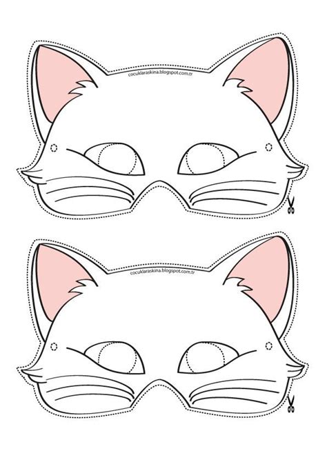 kedi maskesi yüz boyama
